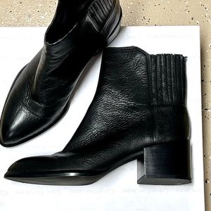 Calvin Klein Jeans leather ankle boots Nenita black